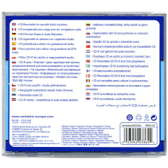 Verbatim Audio CD-R – boîtier cristal 10 pcs | DVDi.es