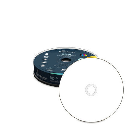 MediaRange BD-R 25 GB 6x imprimible – Tarrina 10 | DVDi.es