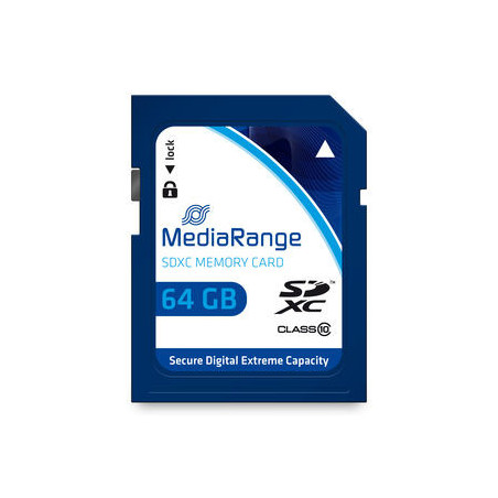 MediaRange SDXC™ memory card, Class 10, 64GB