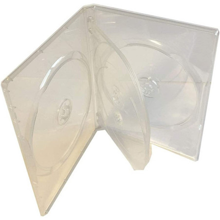 Capa DVD 4 Discos 14mm Transparente MediaRange