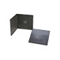 Caja CD/DVD 5.2mm Half Size para 1 Disco Negro