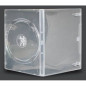 Boîtier DVD pour 1 disque 14mm transparent, qualité MediaRange