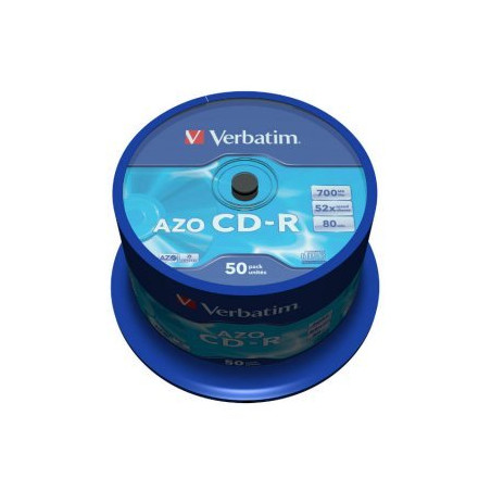 Verbatim CD-R 700 MB 52x – Tarrina 50 | DVDi.es