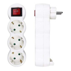 Elbat 3-socket power strip with switch | DVD.pt