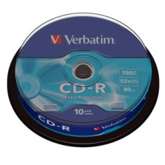 Verbatim CD-R 700 MB 52x – Spindel 10 | DVDi.es