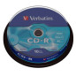 Verbatim CD-R 700MB 52X Oberfläche mit Extra-Schutz Spindel 10