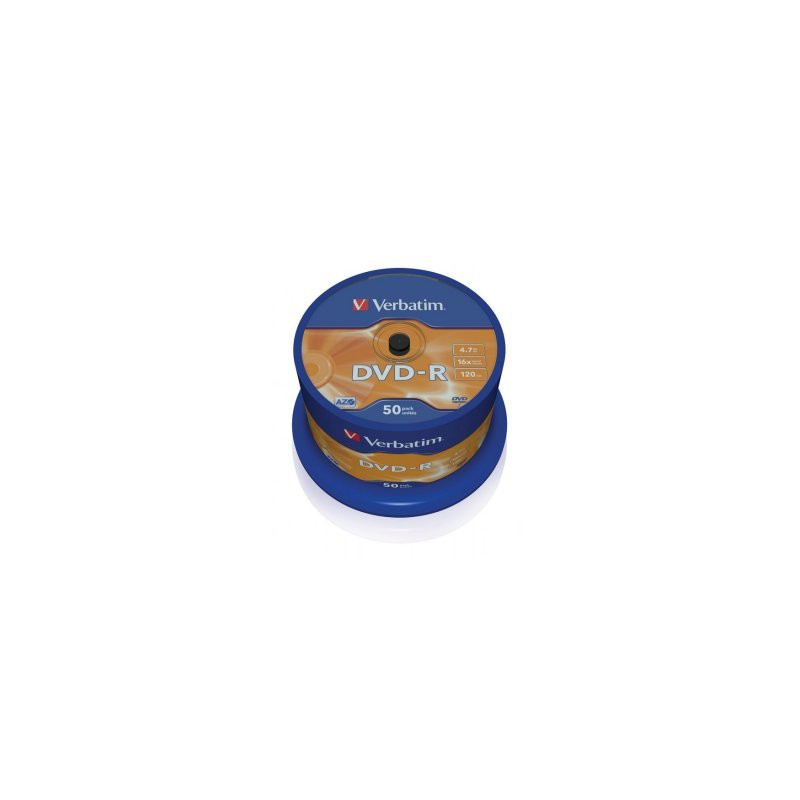 Verbatim DVD-R AZO 4,7GB 16X superficie argento opaco campana 50