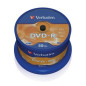 Verbatim DVD-R AZO 4.7GB 16X MATT SILVER SURFACE Cake 50