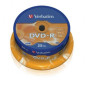 Verbatim DVD-R AZO 4.7GB 16X superfície prateada mate cake 25