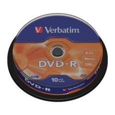 Verbatim DVD-R 4,7 GB 16x – Campana 10 | DVDi.es