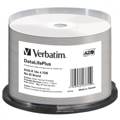 Verbatim DVD-R 4,7 GB 16x stampabile – Campana 50 | DVD.pt