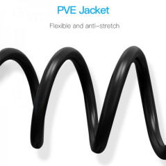 Cable estéreo jack 6,5 mm macho a macho, 10 m | DVDi.es