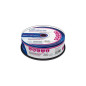 CD-R 700MB 80min 52x, inkjet ff printable, Waterguard white, high-glossy, waterproof, wide sputtered, Cake 25