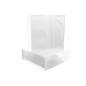 Boîtier CD Slimcase pour 1 disque, 5,2 mm, plateau transparent, Pack 10