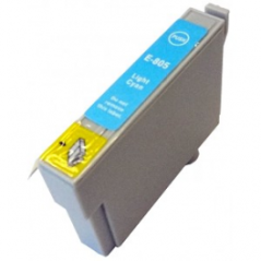 Epson T0805 C13T08054010 Tintenpatrone Hell-Cyan, kompatibel