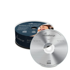 MediaRange Audio CD-R 700 MB 12x – Spindel 25 | DVDi.es