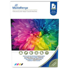Papier photo MediaRange A4 mat, 130 g – 100 feuilles