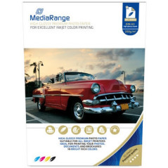 Papier photo MediaRange A3 brillant, 200 g – 50 feuilles