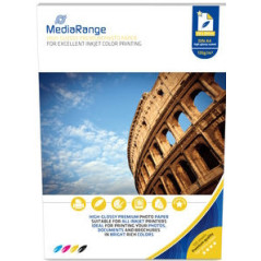 Papel fotográfico MediaRange A4 brillante, 135 g – 100 hojas