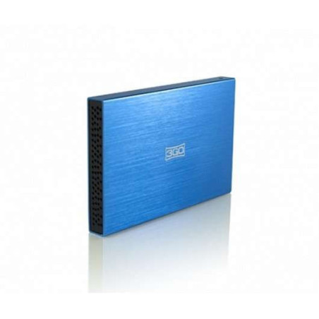 3Go Caixa Externa HD 2.5" SATA-USB - Cor Azul