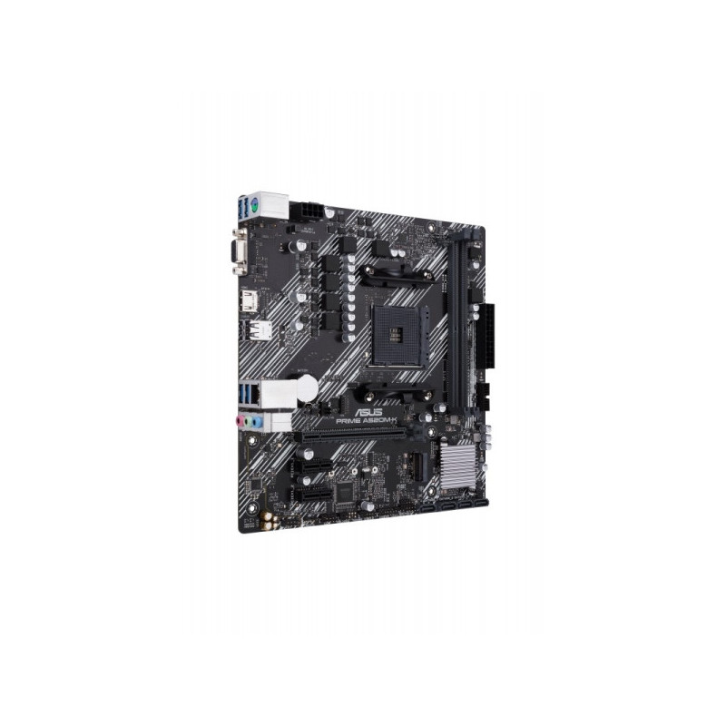 Asus Prime A520M-K Motherboard AMD AM4 2x DDR4 - HDMI, M.2, PCIe, 4x Sata III, USB 2.0, 3.2, RJ-45, VGA, Factor MicroATX