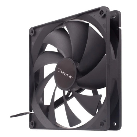 Ventilateur Unykach 140 mm, jusqu'à 1000 tr/min, noir