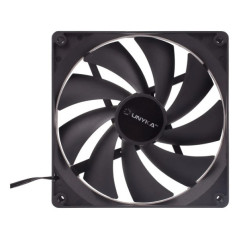 Ventilador Unykach 140 mm, hasta 1000 rpm, negro | DVD.pt