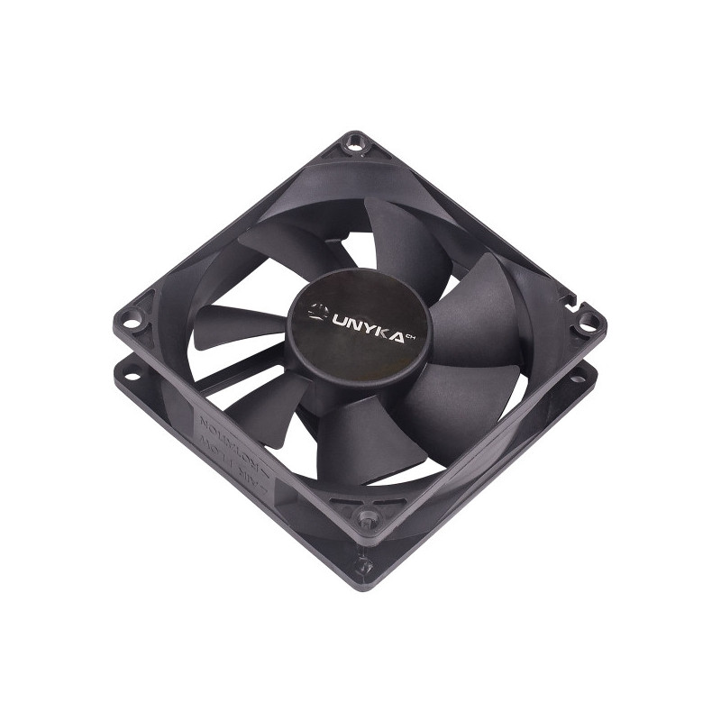 VENTILADOR 9CM UNYKA 2.000RPM NEGRO - miniatura 4