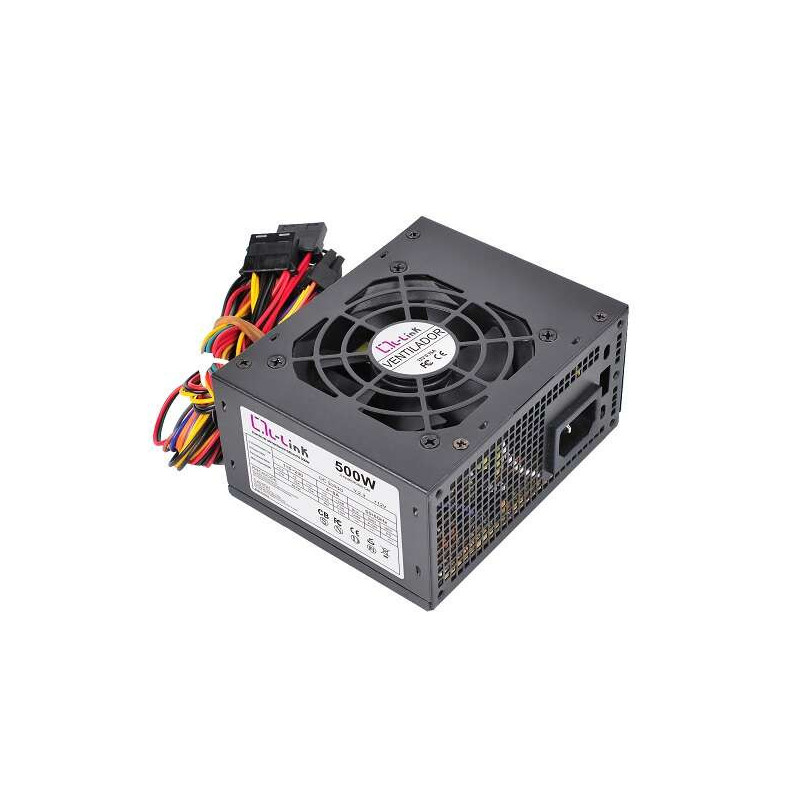 Fonte de alimentação L-Link LL-PS-MICRO-500-CAB Micro ATX 500W CE PIV