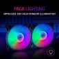 Kit Mars Gaming de 2 ventilateurs FRGB RAINBOW 360 spectaculaires - 120x120x25mm Kit Mars Gaming de 2 ventilateurs FRGB RAINBOW 360 spectaculaires - 120x120x25mm