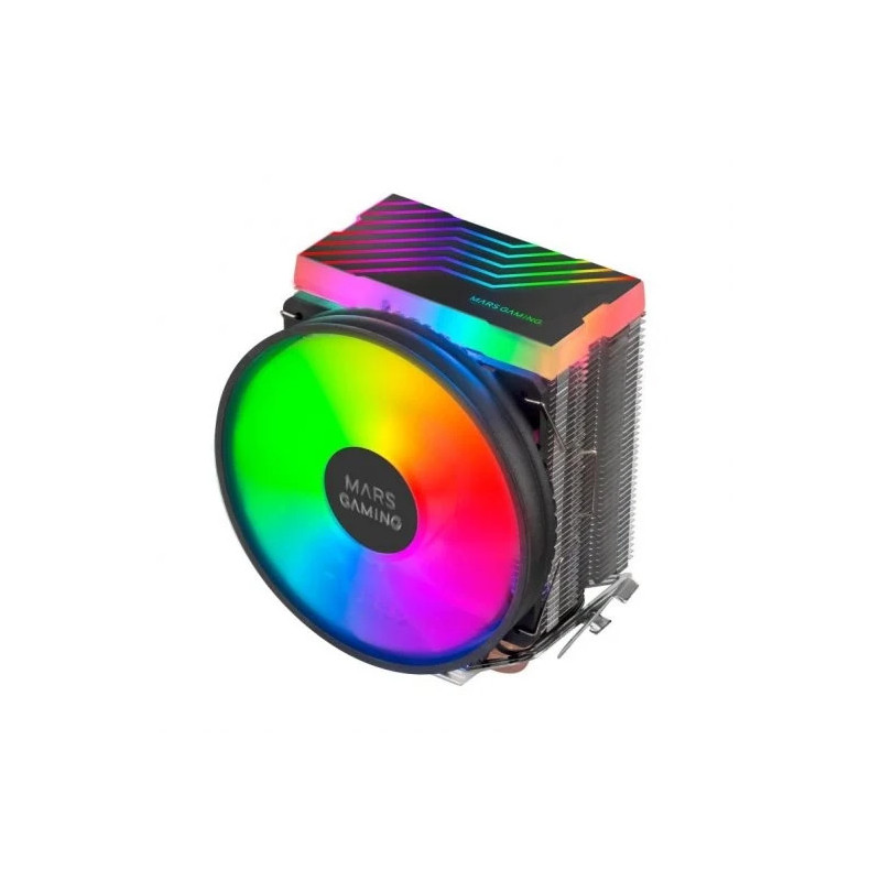 Ventilateur CPU double 110 mm Mars Gaming MCPU33 avec dissipateur thermique à 3 caloducs - Vel. Max. 1600 tr/min