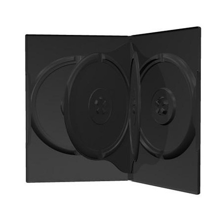 DVD Box 4 Discos 14mm black MediaRange