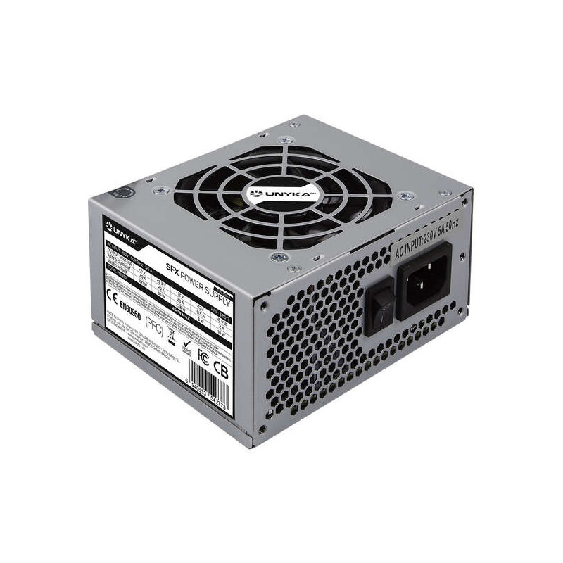 Fonte de alimentação Unykach SFX 450W 450W SFX - Ventoinha de 80mm