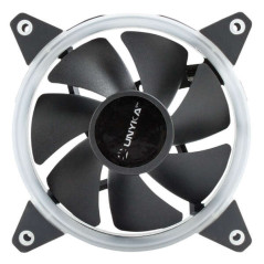 Ventilador Unykach Candy 20 Green 120mm com iluminação azul - Velocidade máx. 1400 rpm