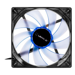 Ventilador Unykach 120 mm con LED azul, hasta 1200 rpm