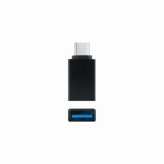 USB-C male to USB-A 3.1 female adapter, aluminium | DVDi.es