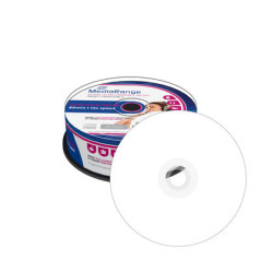 MediaRange Audio CD-R 700 MB 12x imprimível – Cake 25