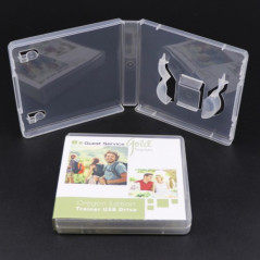 Universal USB flash drive case box - transparent