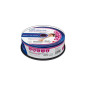 MediaRange Audio-CD-R 700MB 80min 12x, Inkjet vollflächig bedruckbar, Spindel 25
