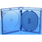 Blu-ray Case 8 Discs, 25mm - Transparent Blue Blu-ray Case 8 Discs, 25mm - Transparent Blue