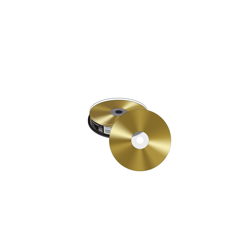 Prof. Line CD-R 52x 700MB MediaRange oro verdadeiro, 10 pz.