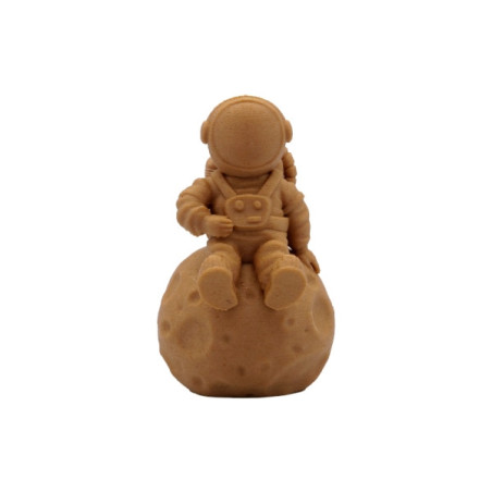 Filamento 3D PLA WOOD - Diametro 1.75mm - Bobina 0.5kg - Cor Madeira Natural