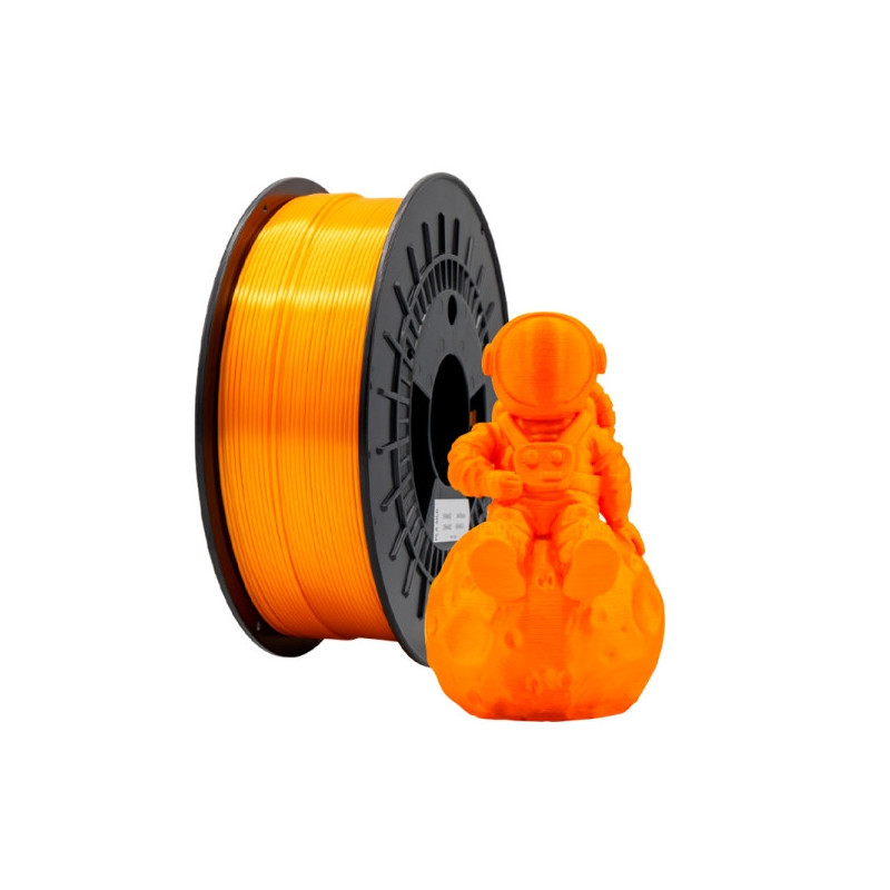 Filamento 3D PLA SILK - Diametro 1.75mm - Bobina 1kg - Color Naranja