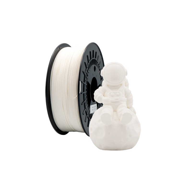 Filamento 3D PLA TOUGH - Diametro 1.75mm - Bobina 1kg - Cor Branco