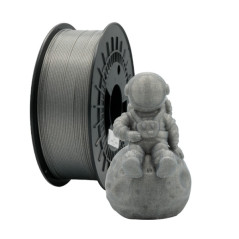 Filamento 3D PLA GLITTER - Diametro 1.75mm - Bobina 1kg - Cor Plata