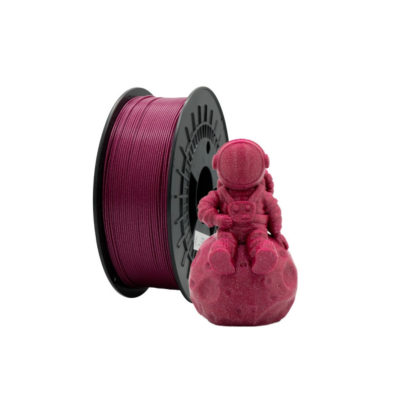 Filamento 3D PLA GLITTER - Diametro 1.75mm - Bobina 1kg - Color Violeta