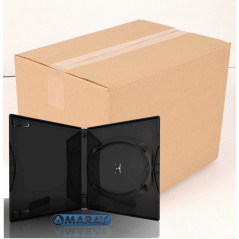 Amaray DVD-Hülle für 1 Disc, 14 mm, schwarz – 50er-Pack