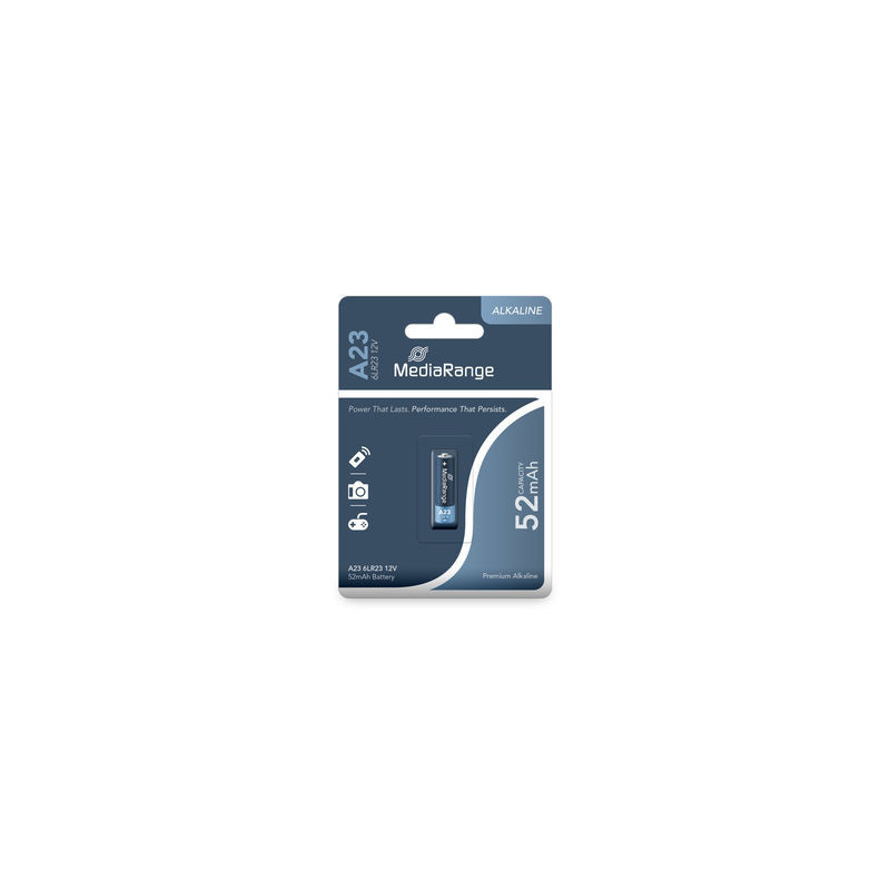 MediaRange Pile alcaline A23|6LR23 12V, pack 1 MediaRange Pile alcaline A23|6LR23 12V, pack 1