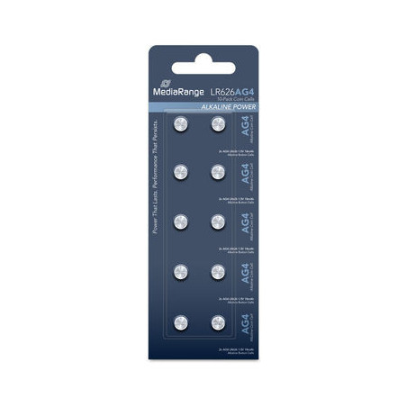 MediaRange Alkaline-Knopfzellen AG4 (LR626), 1,5 V | DVDi.es