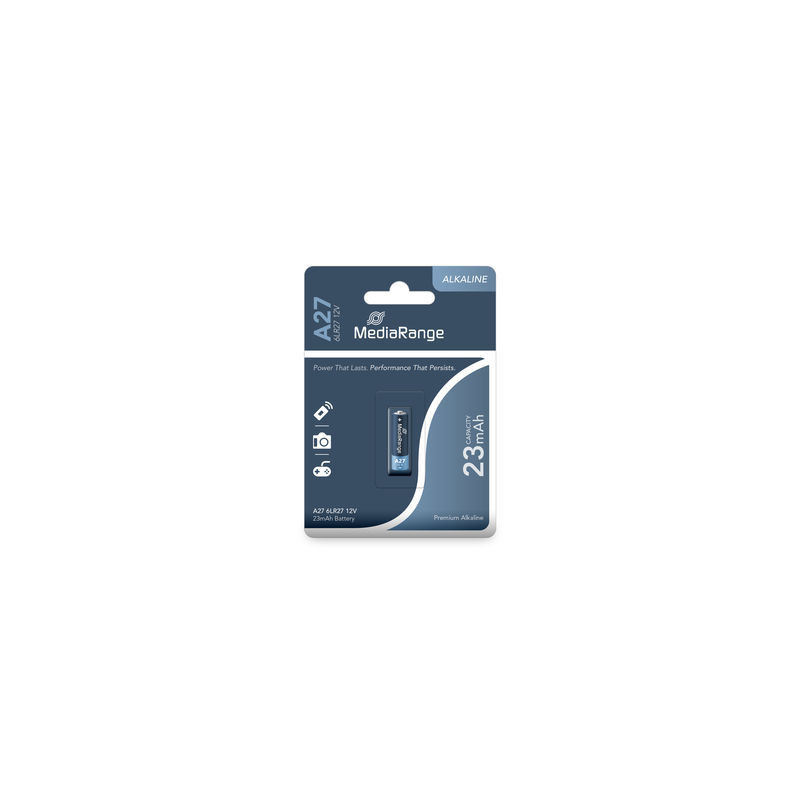 MediaRange Batteria alcalina A27|6LR27 12V, pack 1